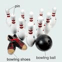 英語では「bowling ball」